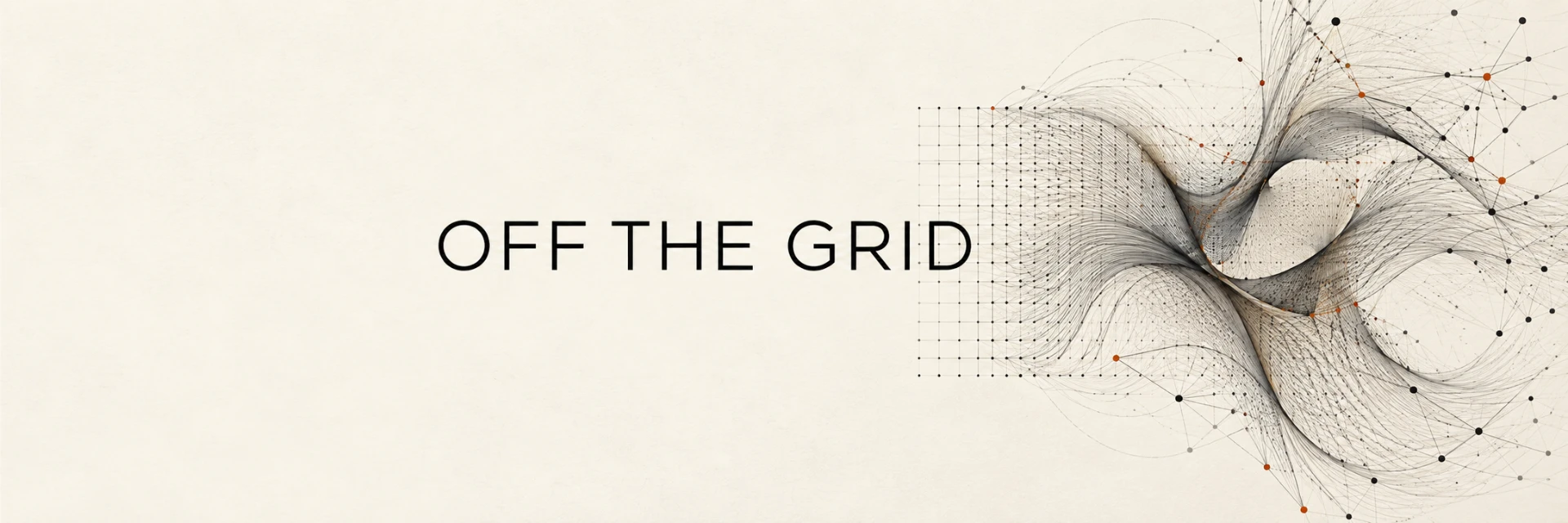 Off the Grid — abstract network artwork